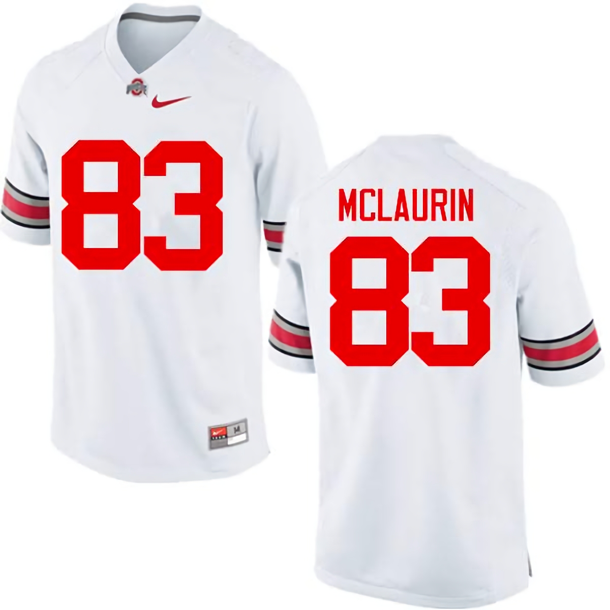 Terry McLaurin Ohio State Buckeyes Men's NCAA #83 Nike White College Stitched Football Jersey FAS8456QV
